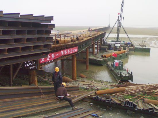 钢便桥的使用与定期维护措施