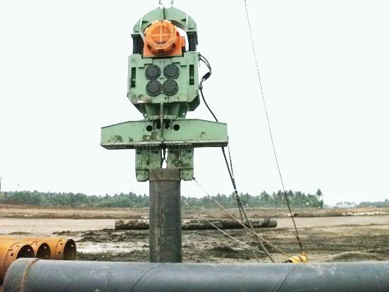 振动锤工作中防尘的方法